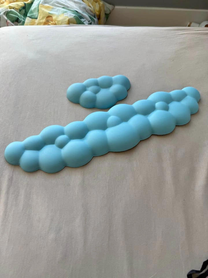 Blue Cloud Wrist Rest