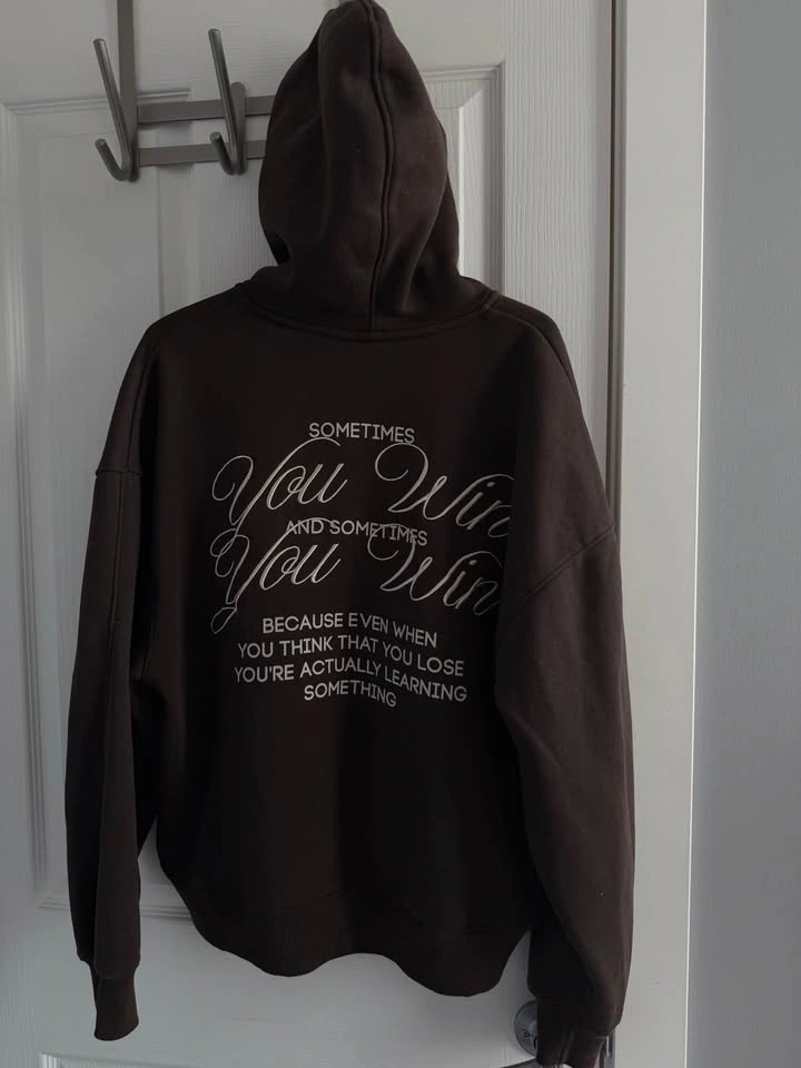 Brown zip up hoodie - photo 2