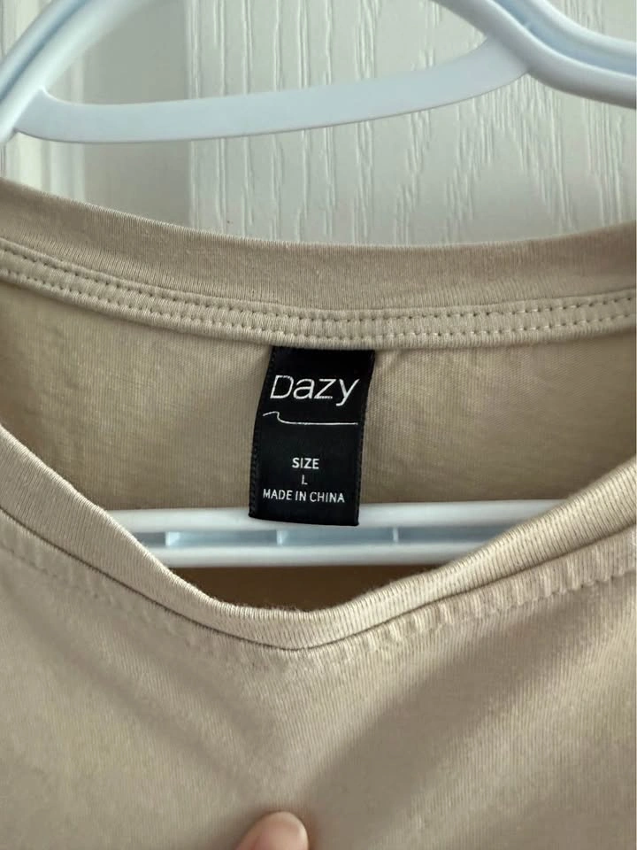 Long sleeve beige tee - photo 3