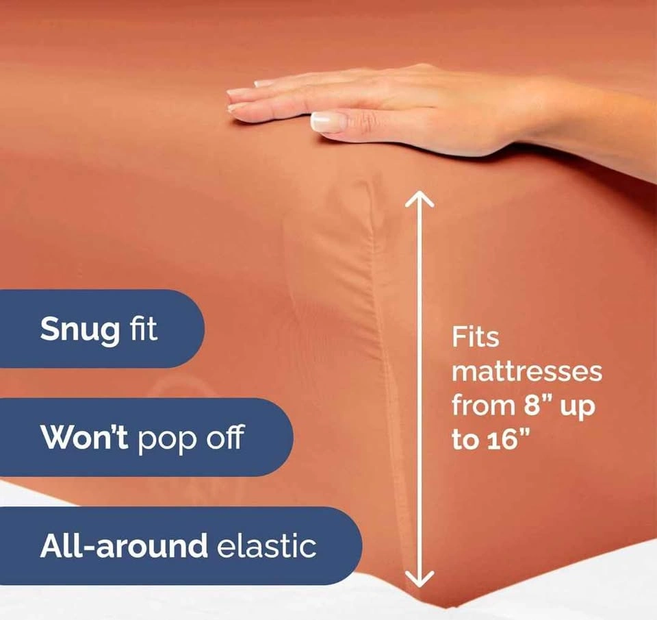 Queen Size 4 Piece Sheet Set - Extra Soft, Breathable & Cooling - photo 5