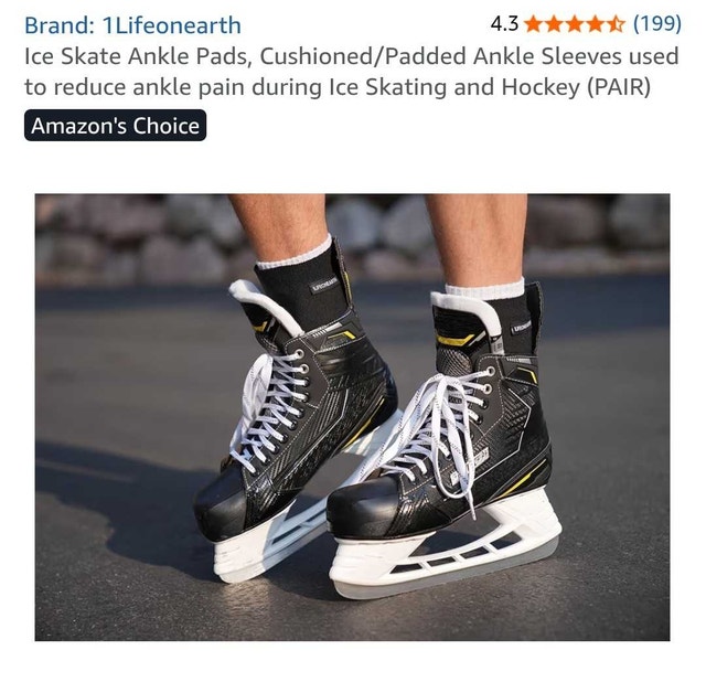 1lifeonearth Ankle Pads for Hockey & Skating - photo 5