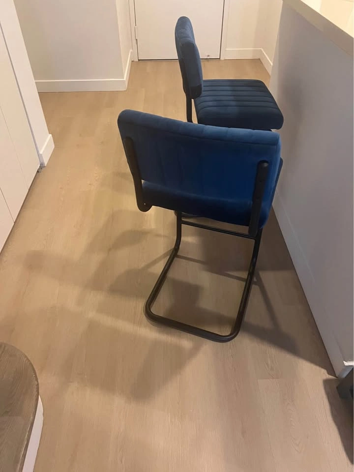 Counter stools tufted velvet - photo 2