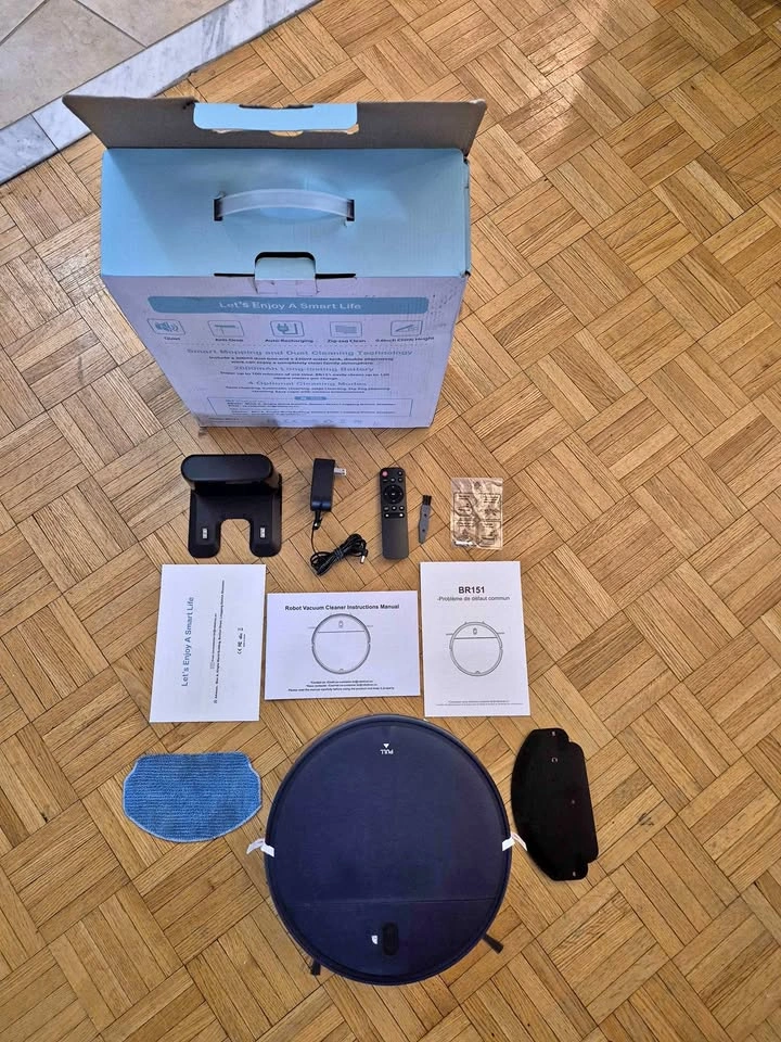 BR151 Robot Vacuum Cleaner Auto Charging Mop