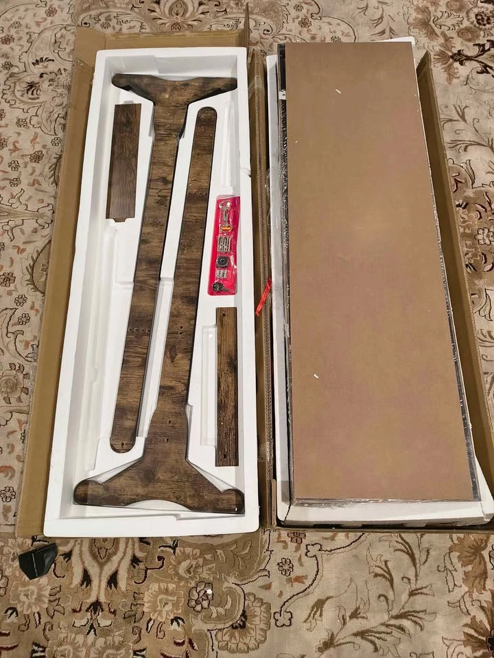 Free Standing Jewelry Cabinet with Lights, Rustic Brown - photo 5