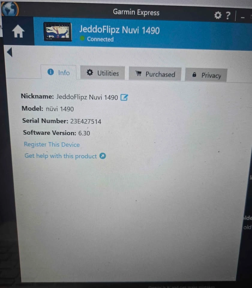 Garmin Nuvi 1490 GPS Unit - photo 2