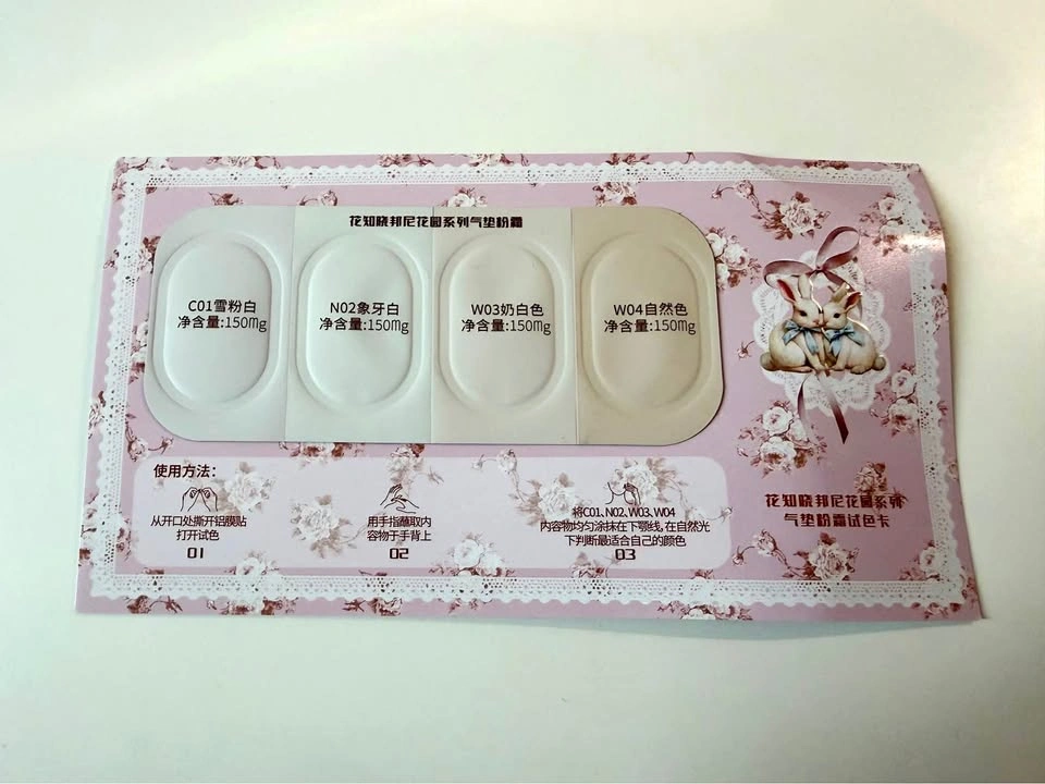 Flower Knows Bunny Garden Cushion Cream Foundation Swatches