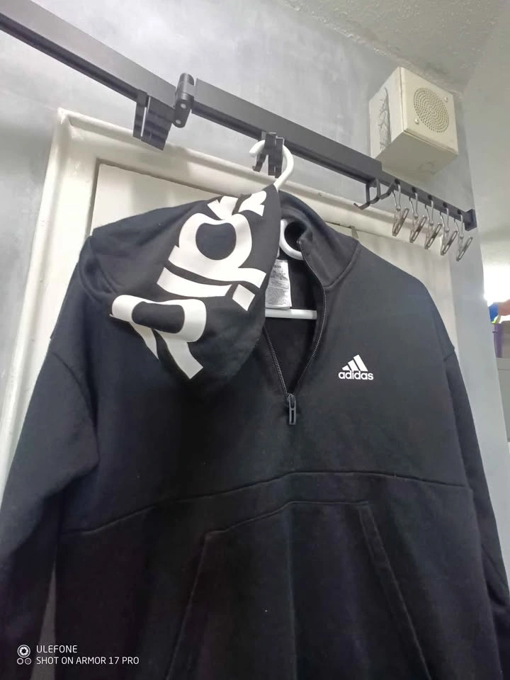 Adidas Black Quarter Zip Hoodie XS - photo 2