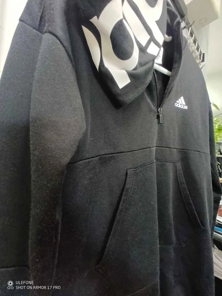 Adidas Black Quarter Zip Hoodie XS - photo 4