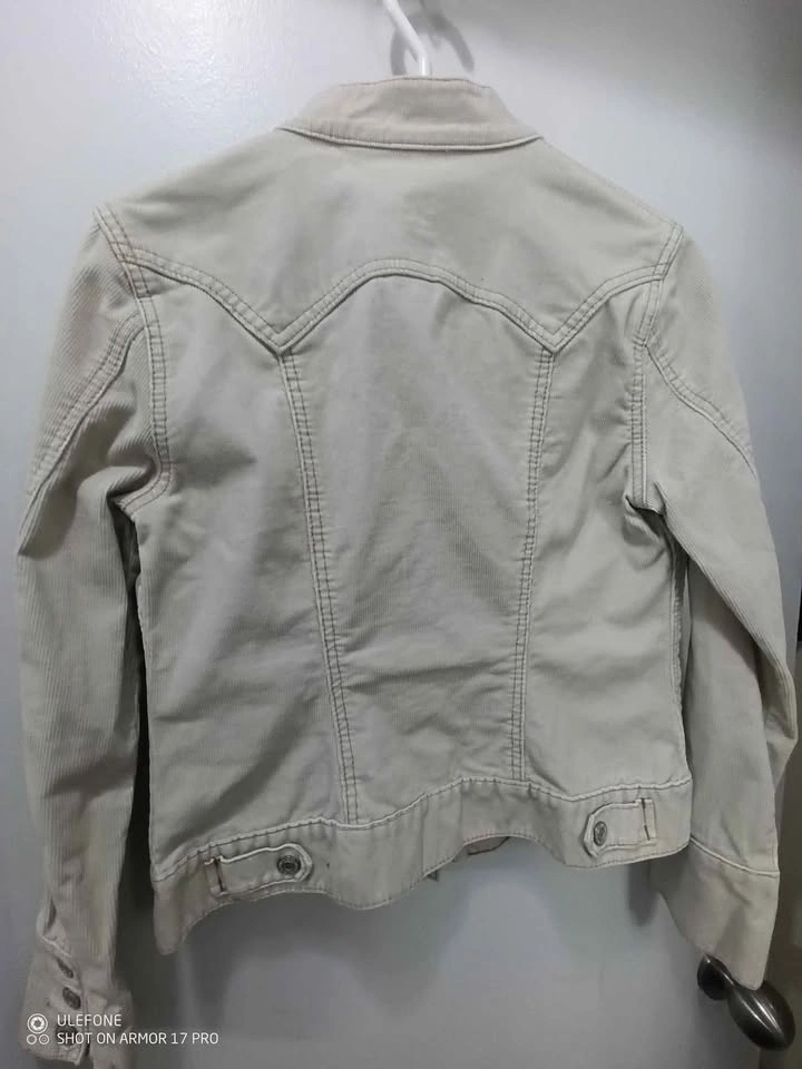 Ladies Size S Gap Vintage Cream Corduroy Jacket - photo 3