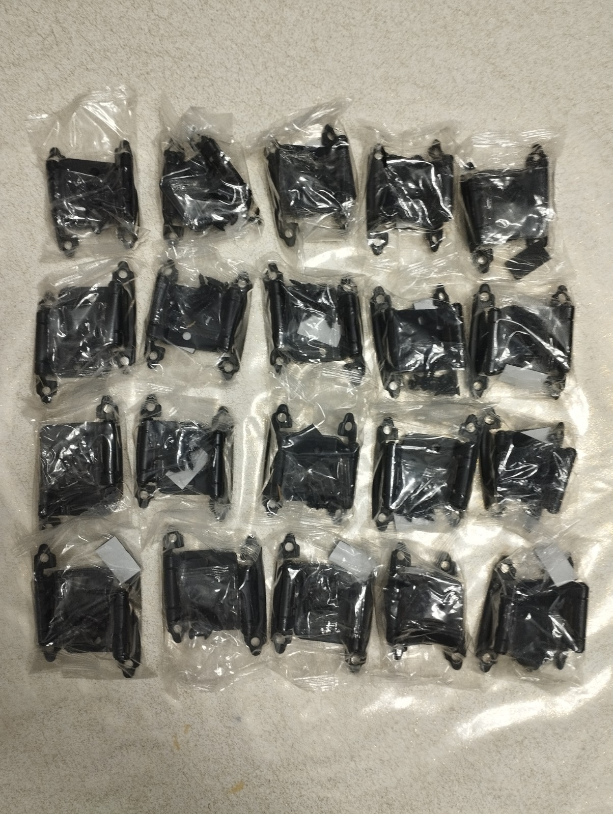 40 Pack Homdiy 12" Overlay Cabinet Hinges - Matte Black - photo 2