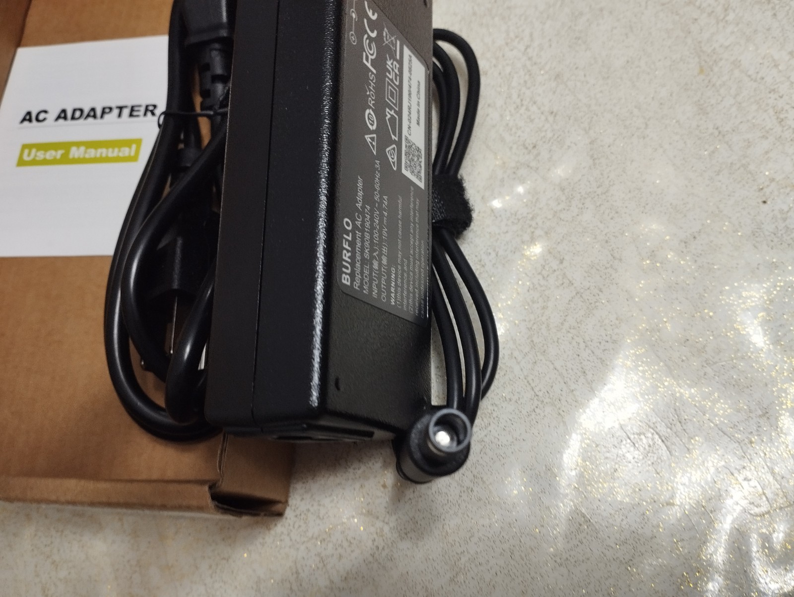 BURFLO 90W 65W AC Adapter Charger for HP Elitedesk 705 800 805 G - photo 4