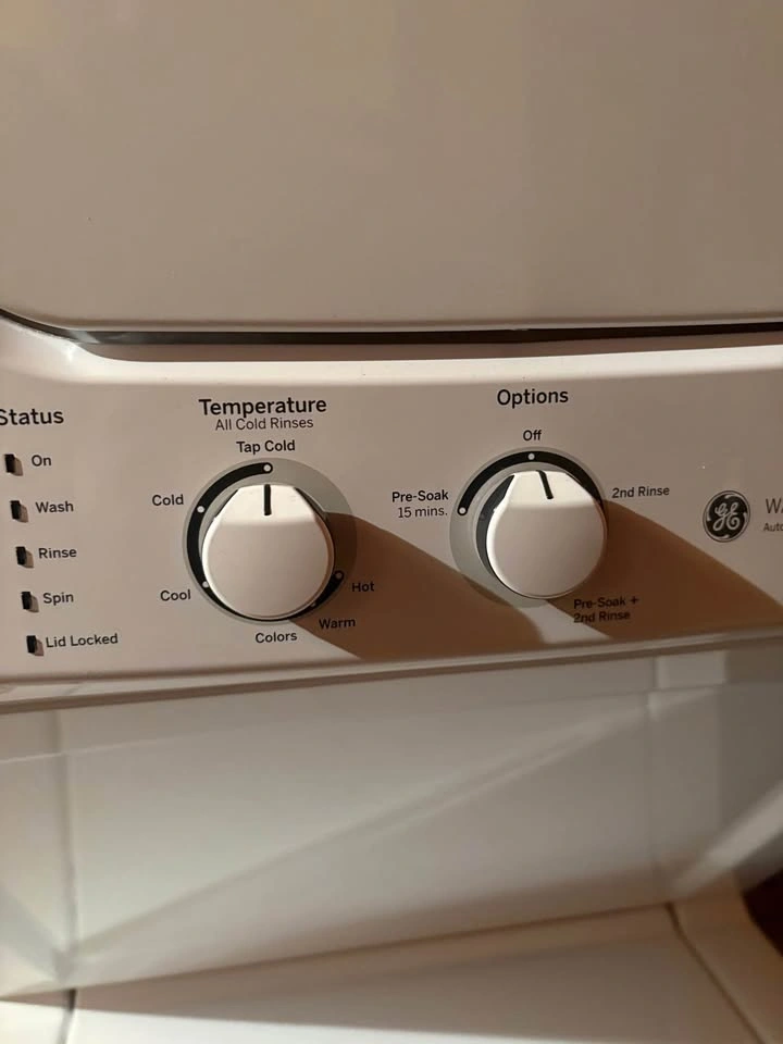 GE Stacked Washer and Dryer Unit - photo 5