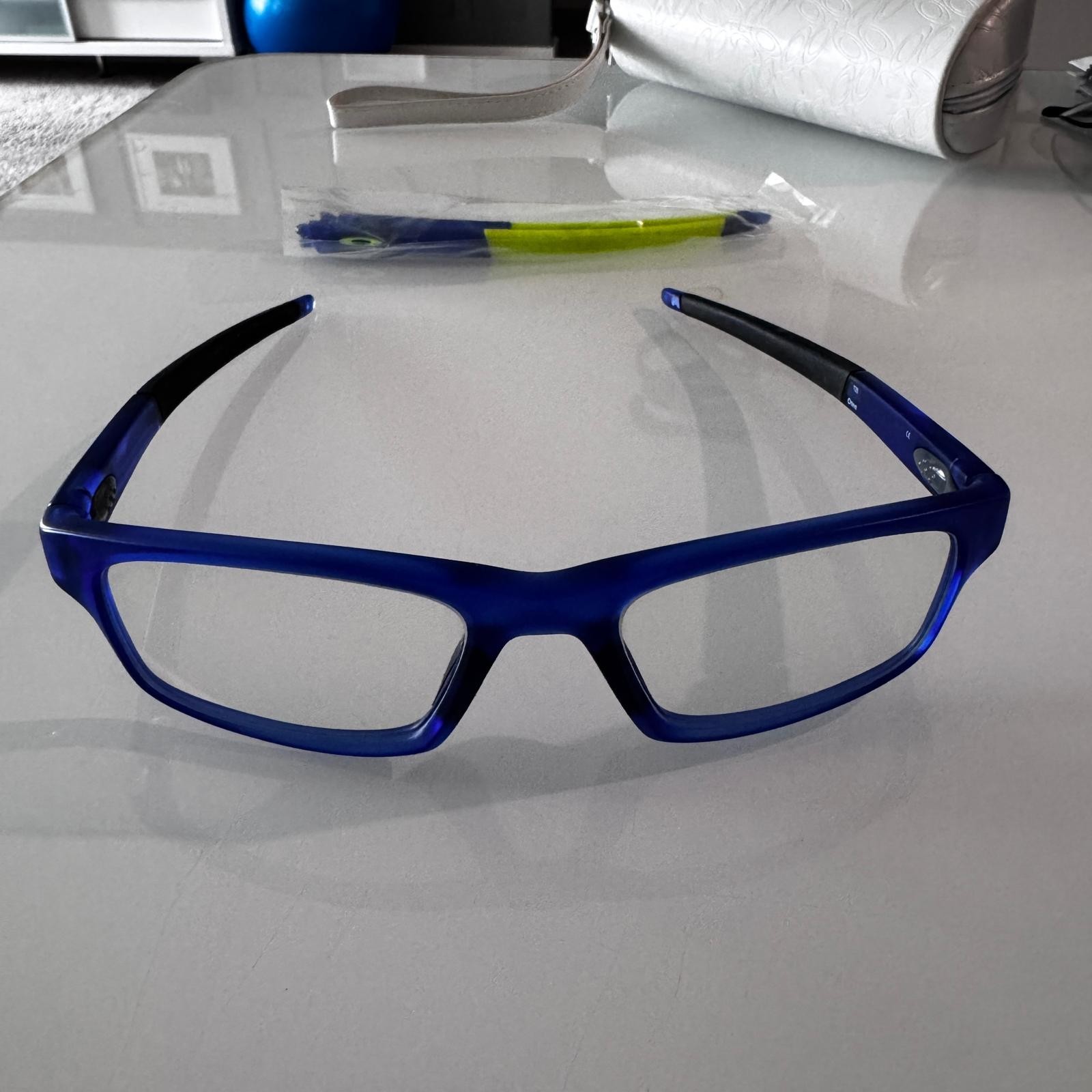 Oakley Crosslink XS Kids Eyeglasses OY8002-04 Navy Blue Yellow 4 - photo 5