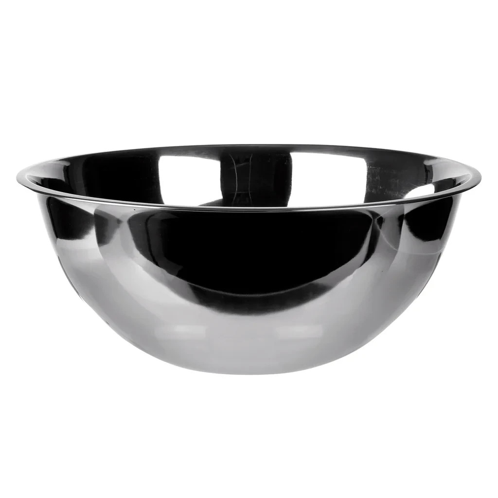 Set of 2 Stainless Steel Mixing Bowls - 14L/15qt