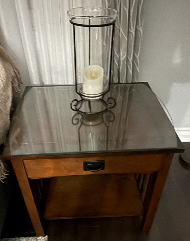 Wood Coffee & 2 End Tables - photo 2
