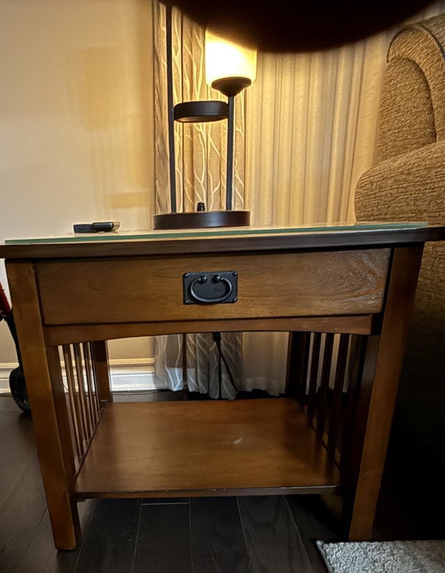Wood Coffee & 2 End Tables - photo 3