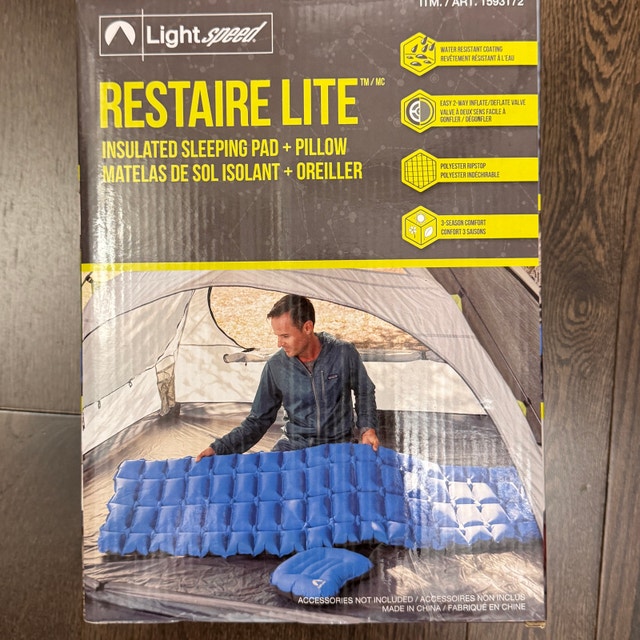 Lightspeed Restaire Lite Sleeping Pad with Pillow