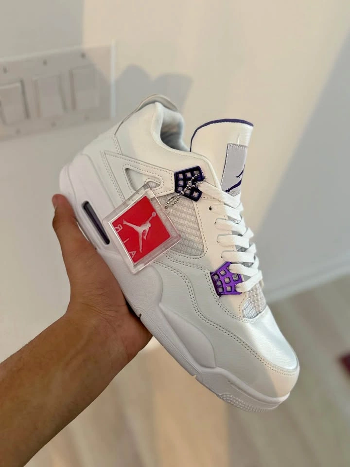 Jordan 4 Purple Metallic