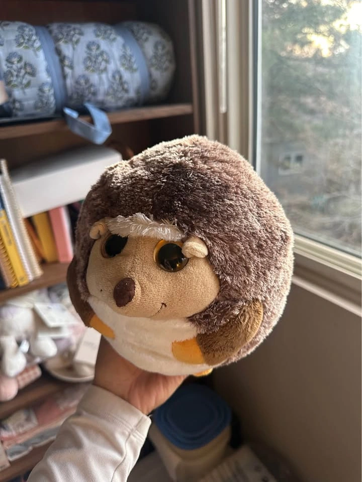 Round TY Stuffed Animal Hedgehog - photo 2
