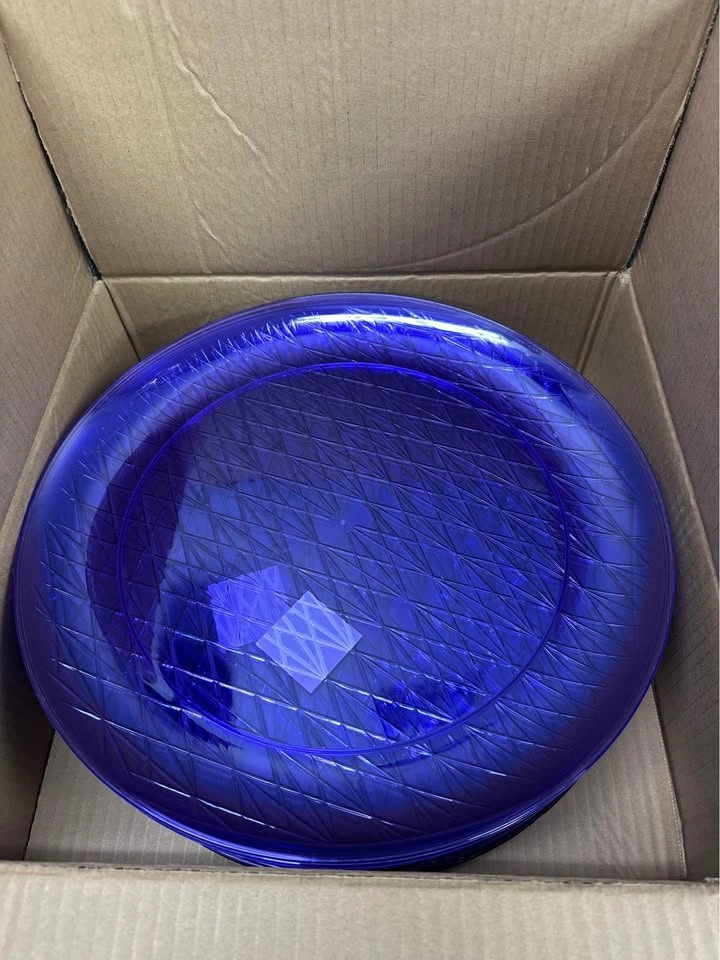 24 New Purple 14in Round Catering Trays - photo 4
