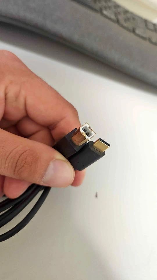 USB-C to USB-B Printer Cable