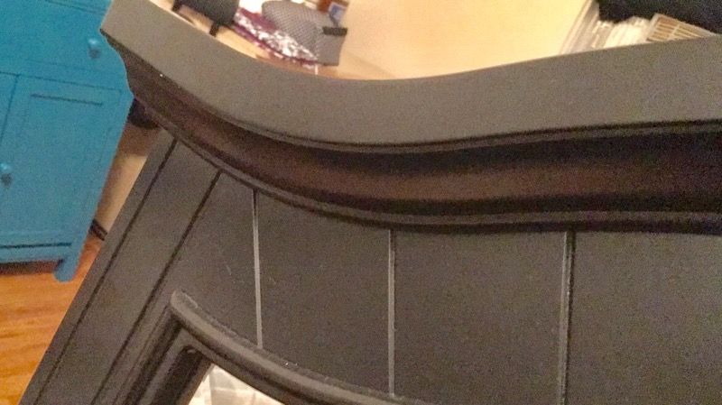 Black Wooden Mirror Frame - photo 3