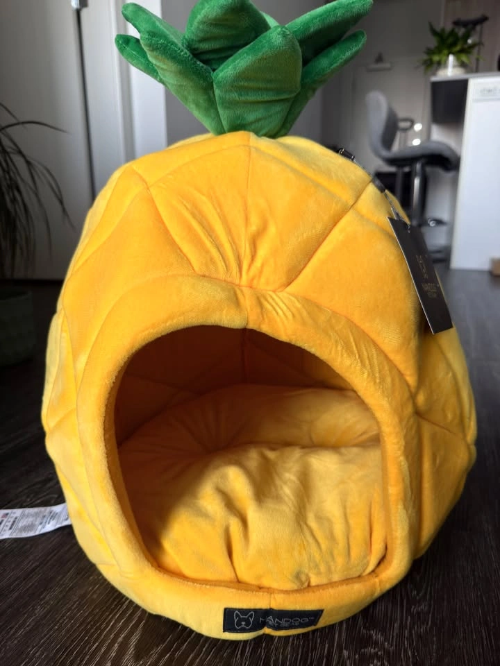 Pineapple Pet Bed for Cats & Small Dogs - photo 2