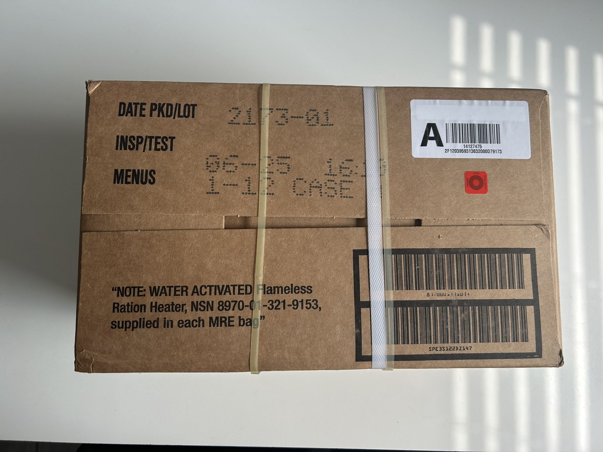 Military MRE Case Of 12 - photo 2