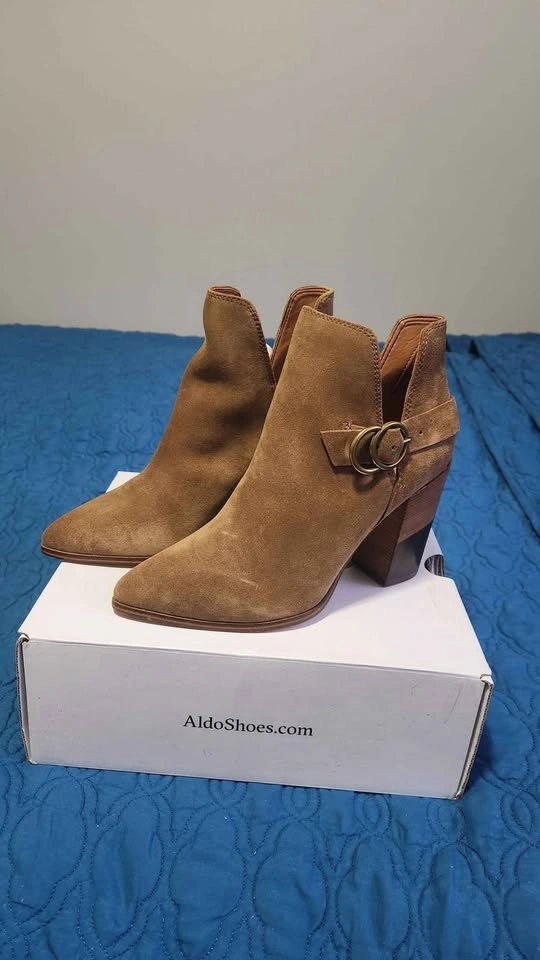 Aldo Kendall (Cognac) Ankle Boots - Size 7
