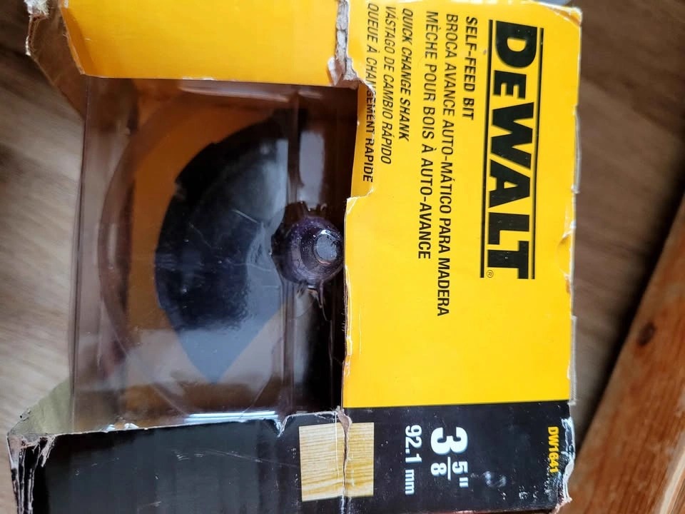 DEWALT DW1641 3-5/8-Inch Self Feed Bit - photo 3