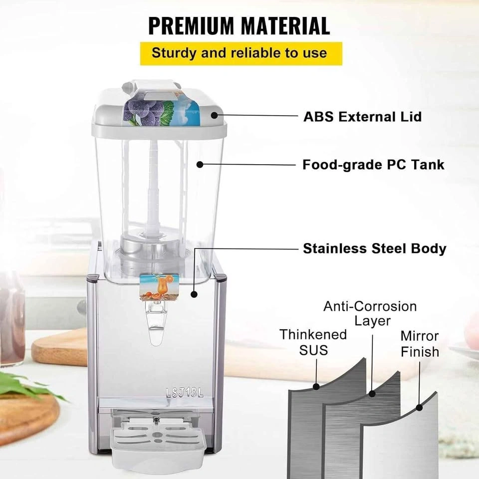 VEVOR Commercial Beverage Dispenser LSJ18L - photo 3
