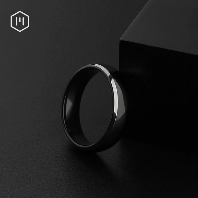 Black Titanium Ring for Men