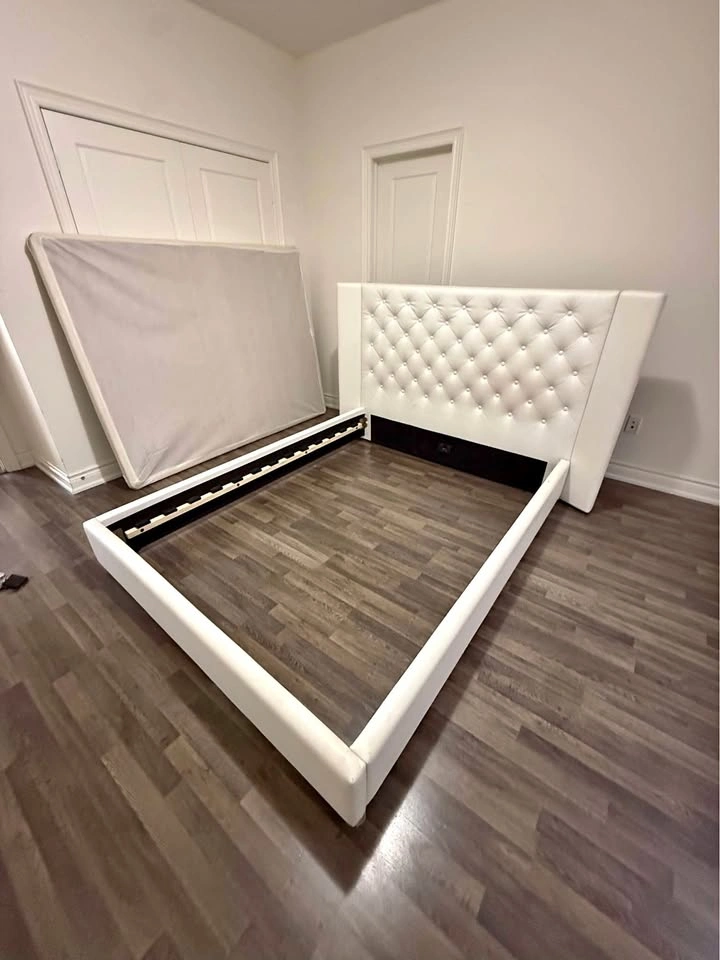 Queen Size Leather Bed Frame