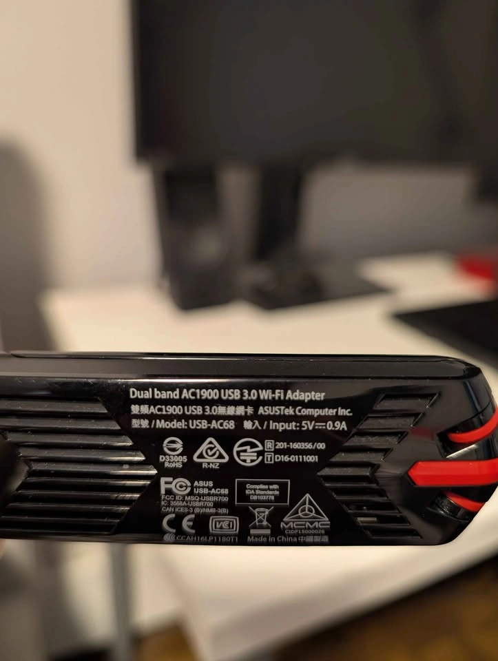 ASUS USB-AC68 Dual-Band AC1900 USB 3.0 WiFi Adapter - photo 4