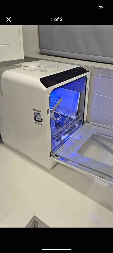 Countertop Dishwasher – Compact Portable Dish Washer (Glass Door