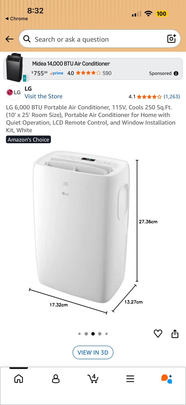 Lg 6000 BTU Air Conditioner