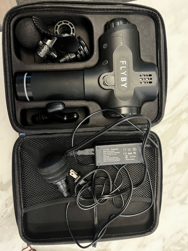 FLYBY Massage Gun with Case - Moving Sale
