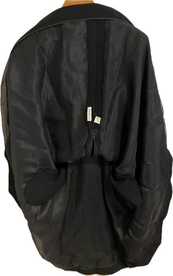 Vintage 1960s Geoffrey Beene Black Long Sleeve Dress w Belt - photo 5