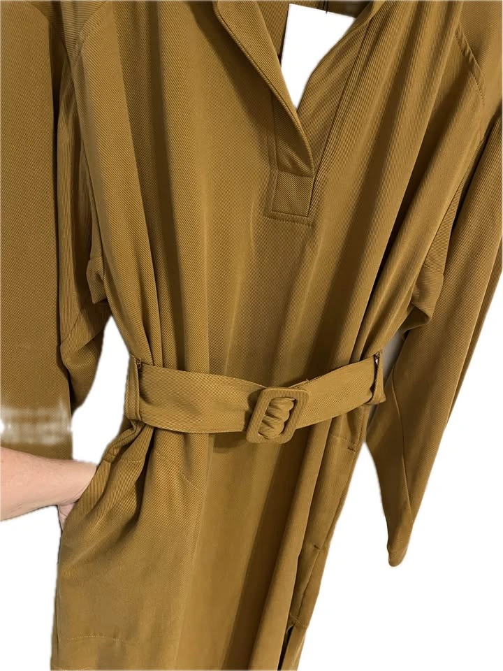 New with tags - Rodebjer Moon Belted Long Sleeve Dress (Sz M) - photo 4
