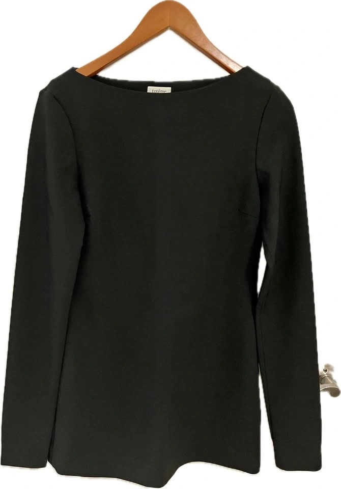 Totême Black Long Sleeve Tunic (Size S)