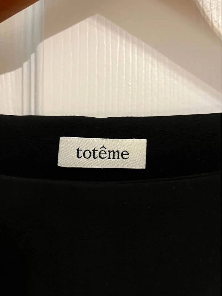Totême Black Long Sleeve Tunic (Size S) - photo 5