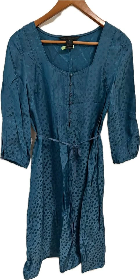 Marc by Marc Jacobs Teal Midi Dress Size S