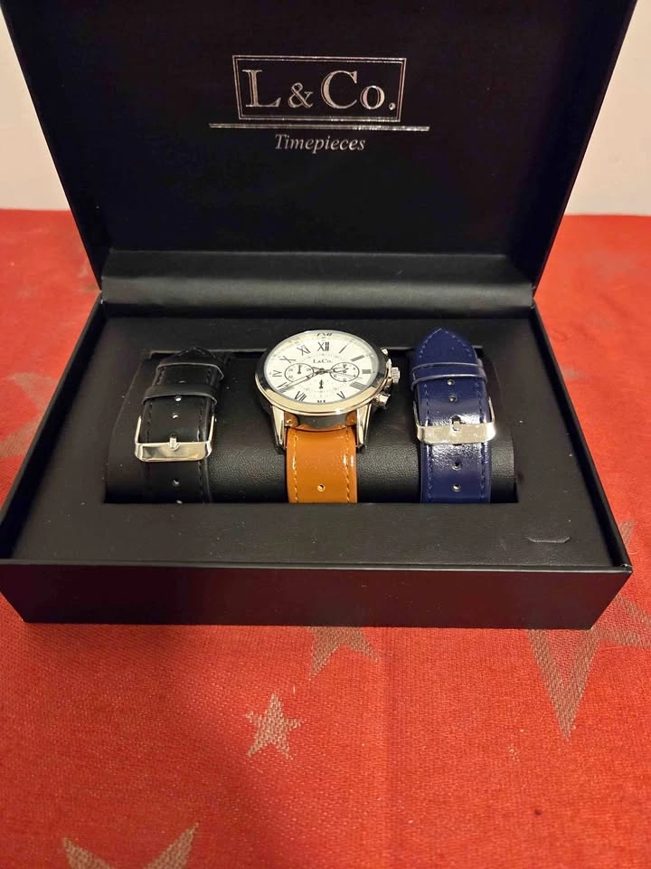 L&Co. Timepieces Men's Watch Gift Set - Brand New
