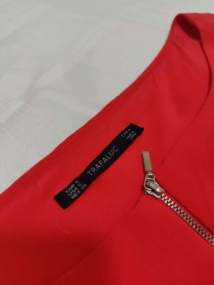Zara Size S Zip Front Mini Dress - photo 2
