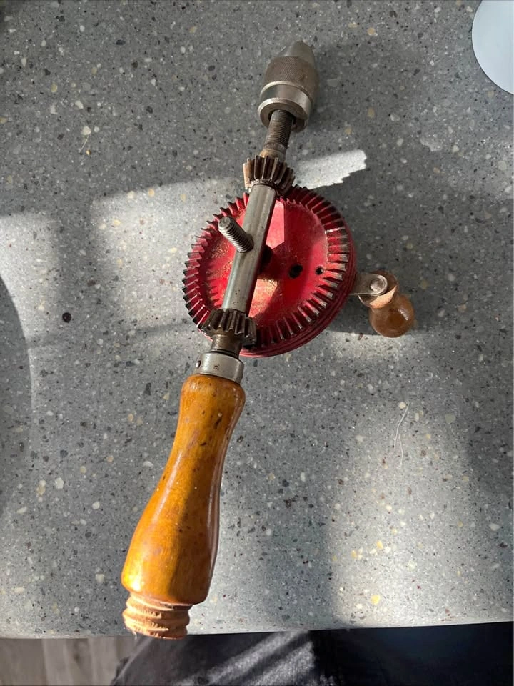 Antique hand drill