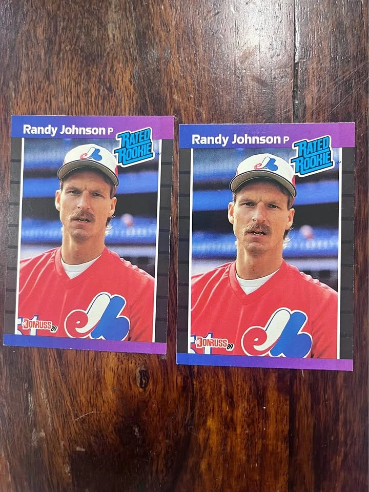 Randy Johnson rookies ‘89 Donruss