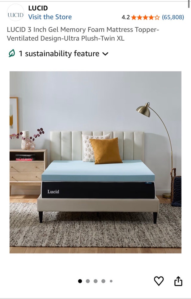 Twin XL Mattress Topper