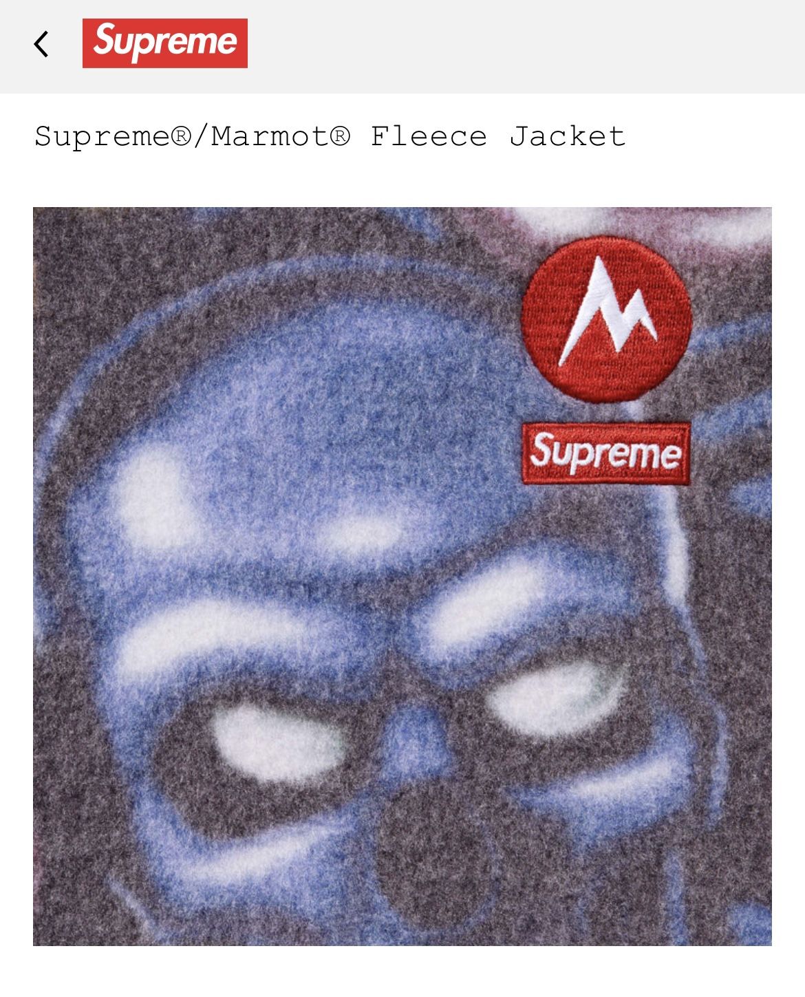 Supreme x Marmot Base Layer L/S Top - Size L - photo 4