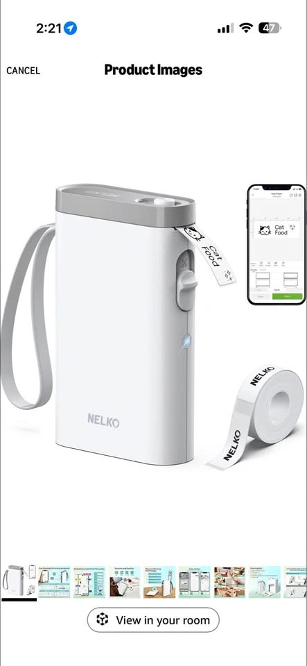 Nelko P21 Bluetooth Label Maker with Tape