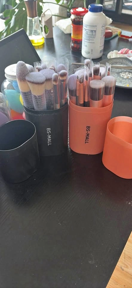 14 Pcs Purple Makeup Brush Set